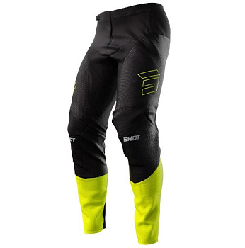 Shot Contact Patrol Black Neon Yellow мотоштаны Shot Contact Patrol Black Neon Yellow мотоштаны