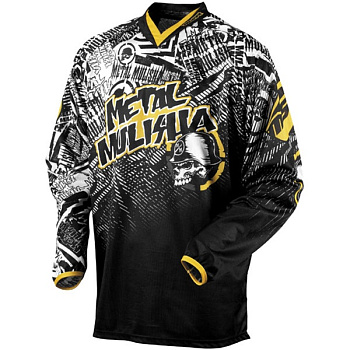 MSR Metal Mulisha Volt джерси, черно-бело-желтый