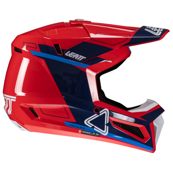 Leatt Kit Moto 3.5 Jr V25 Royal шлем подростковый + Vizion 2.5s мотоочки Leatt Kit Moto 3.5 Jr V25 Royal шлем подростковый + Vizion 2.5s мотоочки