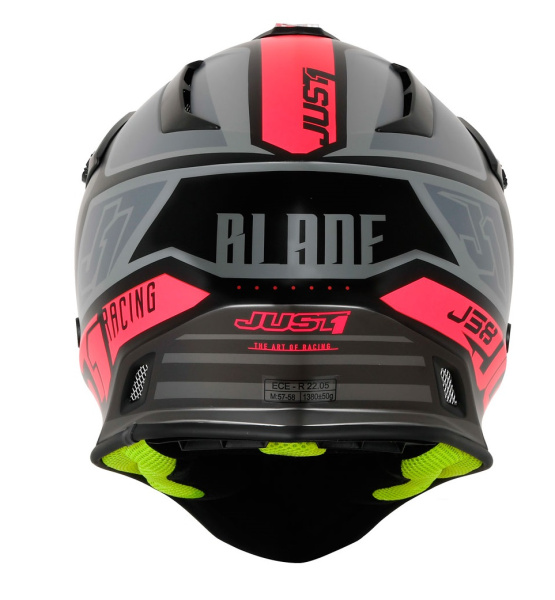 Just1 J38 Blade шлем кроссовый, розово-черный