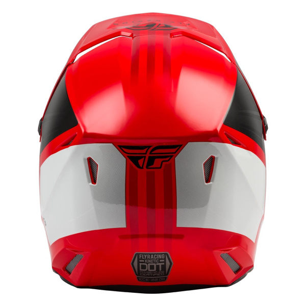 Fly Racing Kinetic K220 2020 шлем кроссовый, красно-черно-белый Fly Racing Kinetic K220 2020 шлем кроссовый, красно-черно-белый