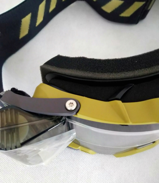 Leatt Velocity 6.5 Roll-Off Sand / Clear 83% мотоочки, двойная линза (уценка)