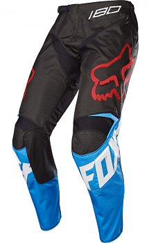 Fox Racing 180 Sabbath SE 2017 мотоштаны, черно-синий