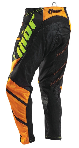 Thor Phase Vented мотоштаны подростковые, черно-оранжевый