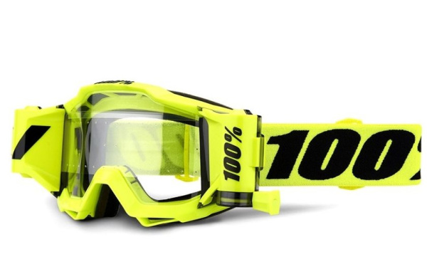 100% Accuri Forecast Fluo Yellow Clear Lens мотоочки