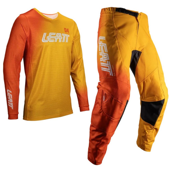 Leatt 3.5 Ride 2025 Flame мотоштаны Leatt 3.5 Ride 2025 Flame мотоштаны