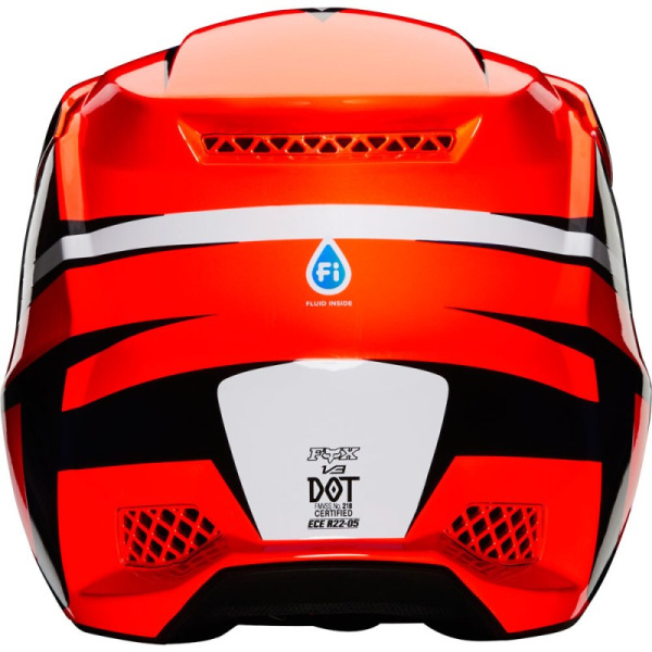 Fox Racing V3 Idol Orange/Blue шлем кроссовый