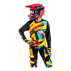 Leatt 3.5 Ride Kit Junior 2025 Carnival комплект подростковый, мотоштаны + джерси