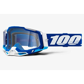 100% Racecraft 2 Blue / Clear Lens мотоочки