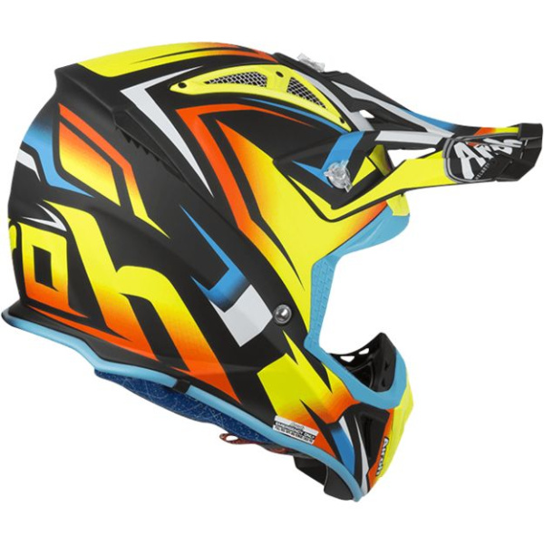 Airoh Aviator 2.3 шлем внедорожный, черно-желтый