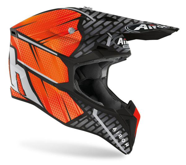 Airoh Wraap Idol Orange Matt шлем внедорожный