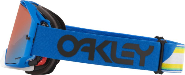 Oakley Airbrake Heritage Stripe Blue / Prizm MX Sapphire Iridium мотоочки (OO7046-97)