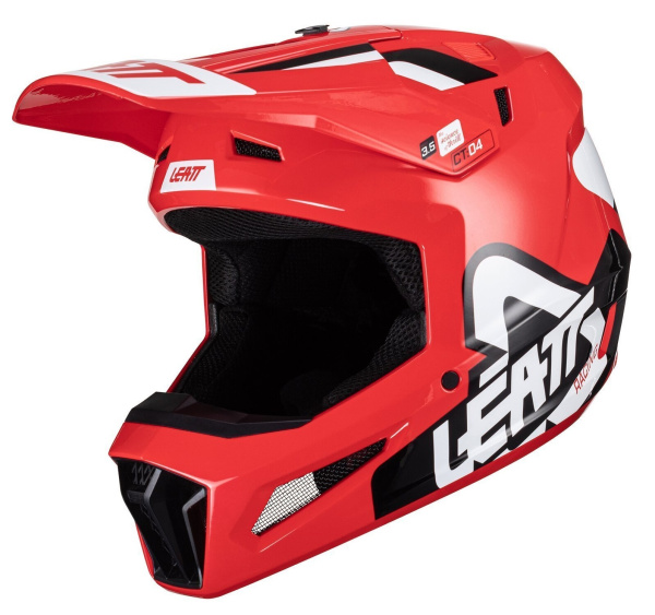 Leatt Kit Moto 3.5 V24 Red шлем кроссовый + Velocity 4.5 мотоочки