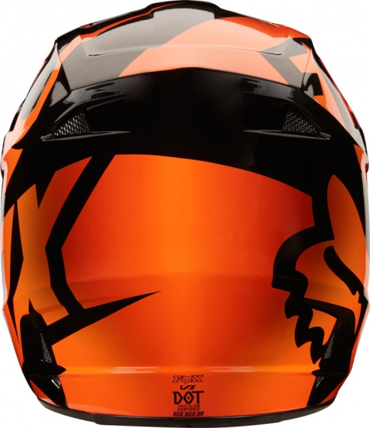 Fox Racing V1 Race 2018 шлем кроссовый, оранжево-черный