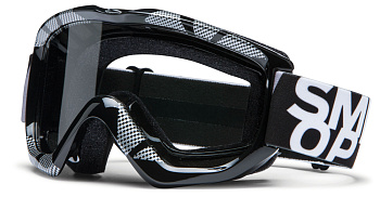 Smith Option OTG мотоочки, черно-серебряный