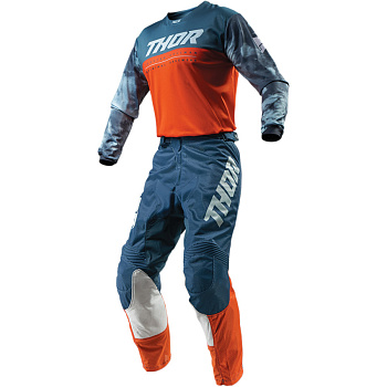 Thor S9Y Pulse Air комплект подростковый, оранжево-сине-серый