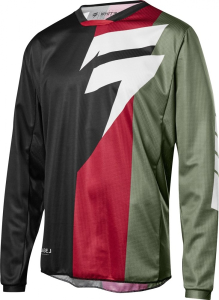 Shift White Tarmac 2018 джерси, черно-зелено-красный