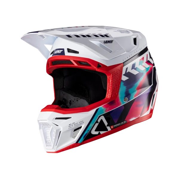 Leatt Kit Moto 8.5 V26 Royal шлем кроссовый + Velocity 5.5 мотоочки