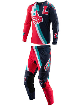 Leatt GPX 5.5 2019 комплект, красно-синий
