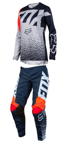 Fox Racing 180 Womens 2018 комплект женский, серо-оранжевый