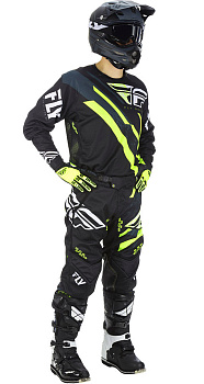 Fly Racing Evolution 2.0 2018 комплект, черно-желтый