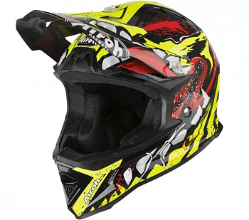 Airoh Archer Grim Gloss шлем кроссовый детский Airoh Archer Grim Gloss шлем кроссовый детский