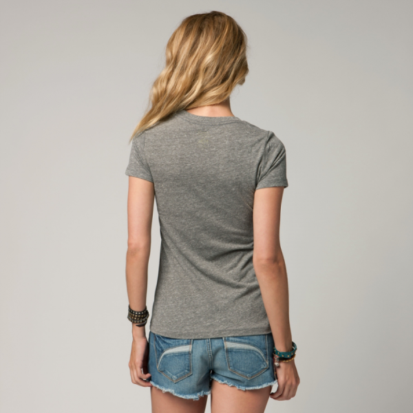 Fox Girls Furious Crew Neck Tee футболка женская, серый Fox Girls Furious Crew Neck Tee футболка женская, серый