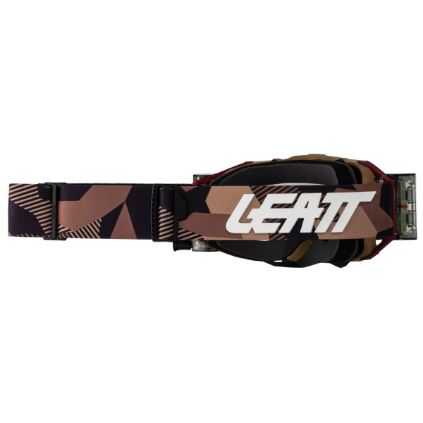 Leatt Velocity 6.5 Roll-Off RubyStone / Clear 83%, мотоочки двойная линза