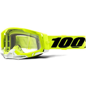 100% Racecraft 2 Yellow / Clear Lens мотоочки