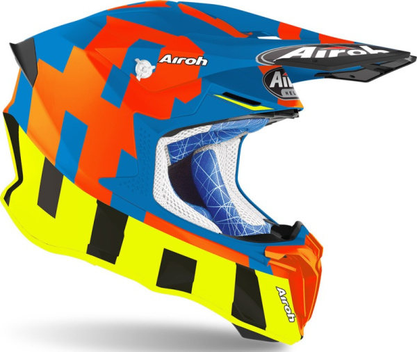 Airoh Twist 2.0 Frame Azure Matt шлем внедорожный