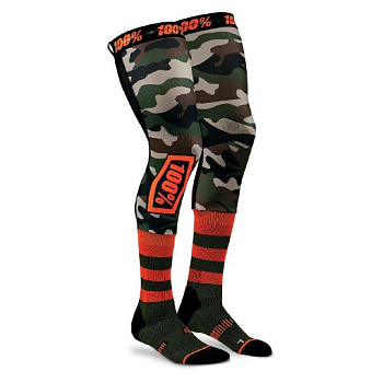 100% Rev Performance чулки под наколенники с носком, хаки