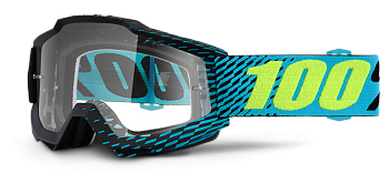 100% Accuri R-Core Clear Lens мотоочки, голубой