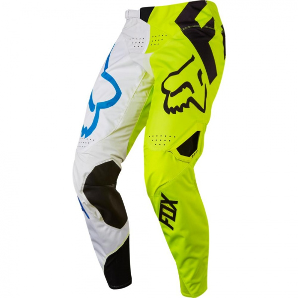 Fox Racing 360 Creo Youth 2017 мотоштаны подростковые, бело-желтый Fox Racing 360 Creo Youth 2017 мотоштаны подростковые, бело-желтый