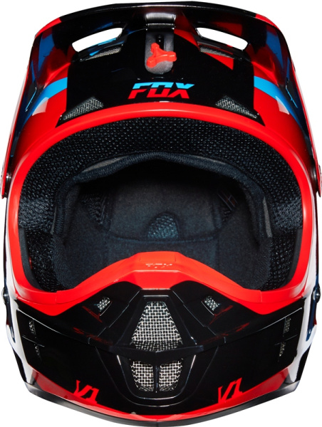 Fox Racing V1 Mako шлем кроссовый, сине-красный