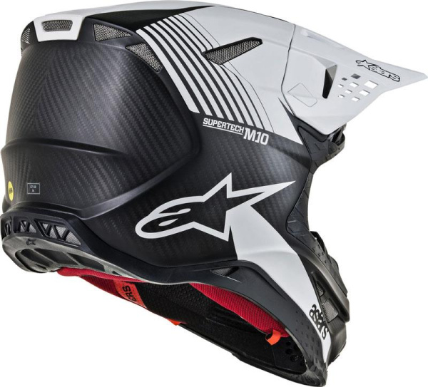 Alpinestars Supertech M10 Dyno Black/White шлем кроссовый