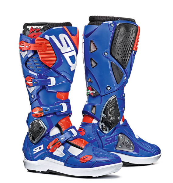 Sidi Crossfire 3 SRS мотоботы, бело-сине-красный