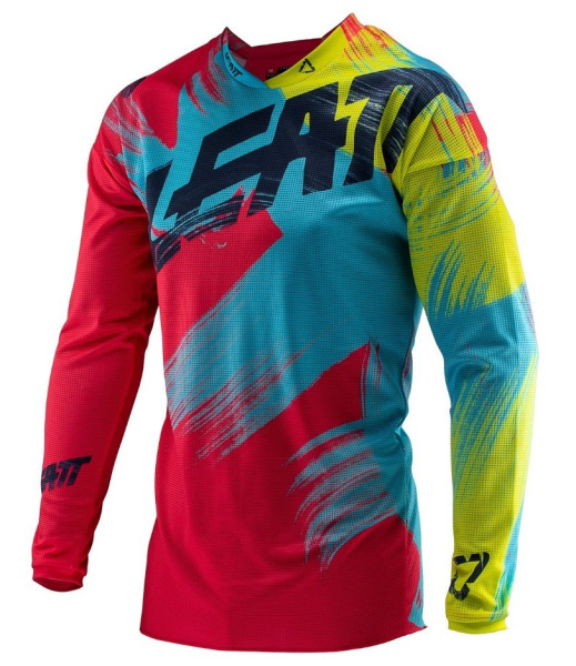 Leatt GPX 4.5 Lite 2019 джерси, красно-желтый Leatt GPX 4.5 Lite 2019 джерси, красно-желтый