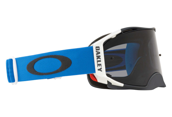 Oakley Crossbril Airbrake Blue Gunmetal мотоочки, темно-серая линза