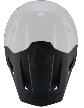 Leatt Moto 7.5 V21.1 козырек к шлему, бело-черный