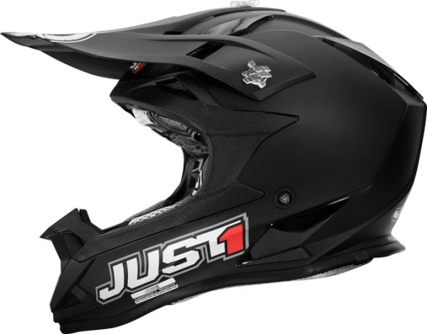 Just1 J32 PRO Solid шлем кроссовый, черный матовый