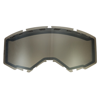 Fly Racing Focus/Zone Dual Lens With Vents Silver Mirror/Smoke линза