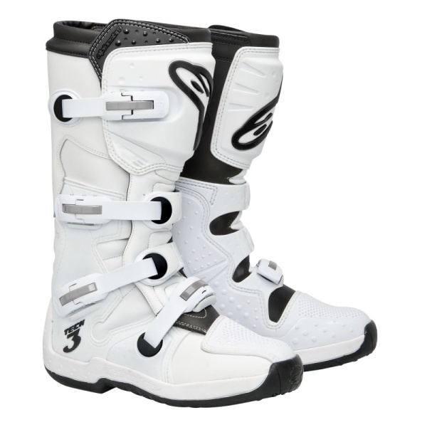 Alpinestars Tech 3 мотоботы кроссовые, белый Alpinestars Tech 3 мотоботы кроссовые, белый