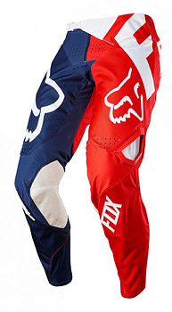 Fox Racing 360 Creo Limited Edition 2017 мотоштаны, красно-бело-синий
