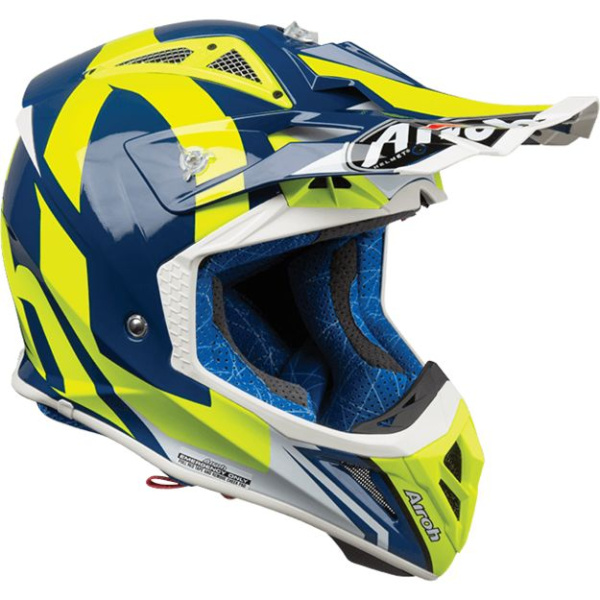 Airoh Aviator 2.3 Bigger Blue Gloss шлем внедорожный