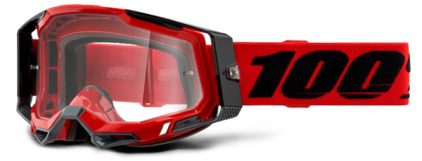100% Racecraft 2 Red / Clear Lens мотоочки