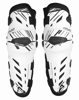 Leatt Dual Axis 2016 шарнирные наколенники, белый