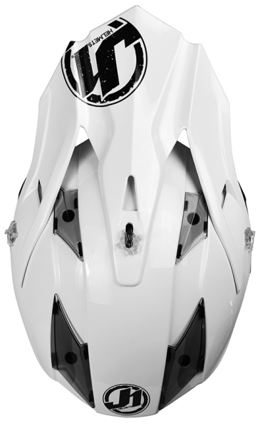 Just1 J32 PRO Solid шлем кроссовый, белый