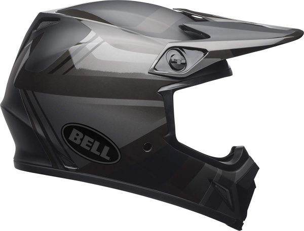 Bell MX-9 Mips Blkout Maradr шлем кроссовый, серо-черный
