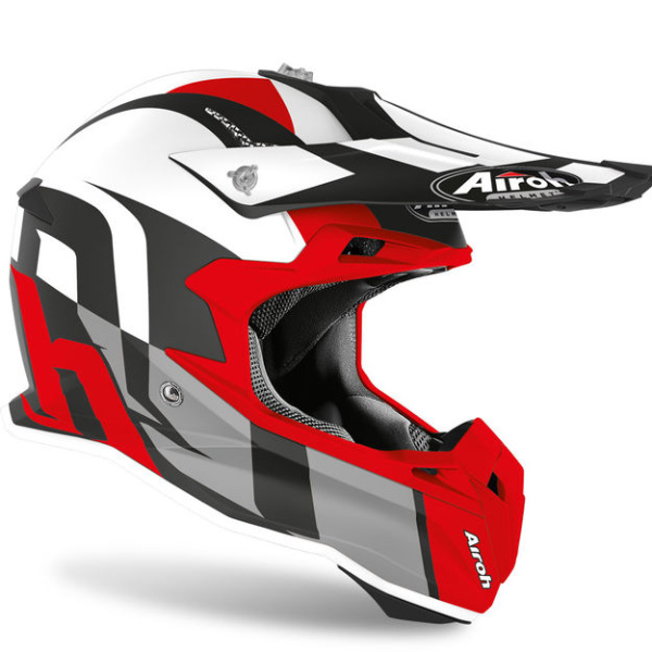 Airoh Terminator Open Vision Shoot Red Matt шлем внедорожный