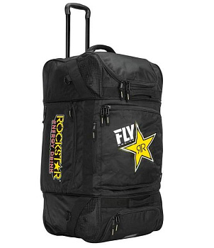 Fly Racing Roller Grande Rockstar сумка на колесах, черно-желтый Fly Racing Roller Grande Rockstar сумка на колесах, черно-желтый